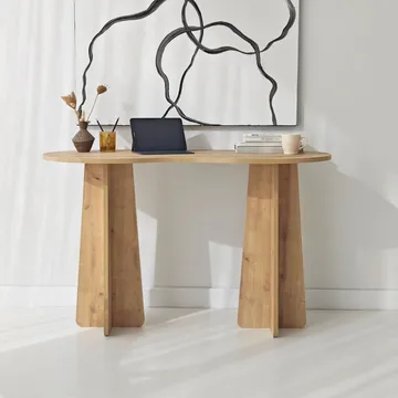 Soryn skrivebord 120 cm - Safir Eik - Møbler - Bord - Kontorbord - Skrivebord