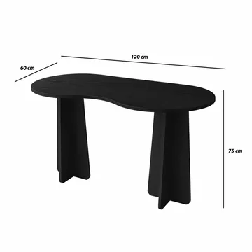 Soryn skrivebord 120 cm - Svart - Møbler - Bord - Kontorbord - Skrivebord