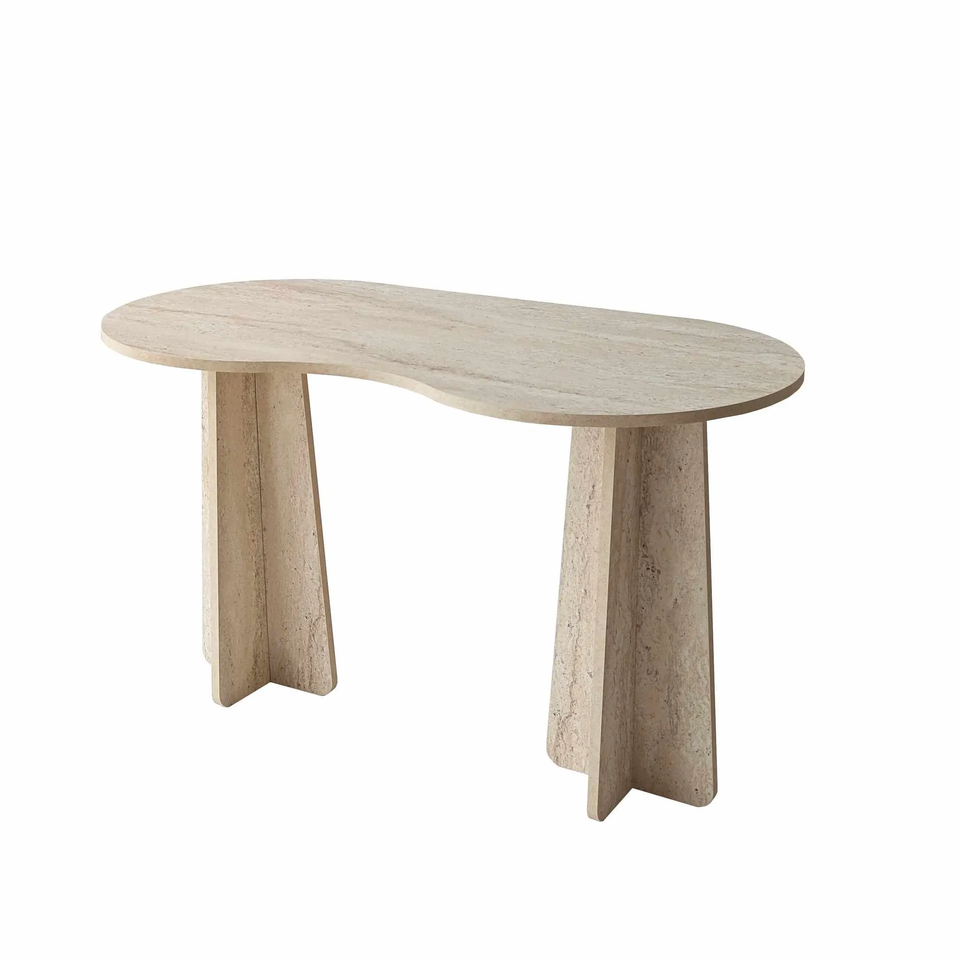 Soryn skrivebord 120 cm - Travertin
