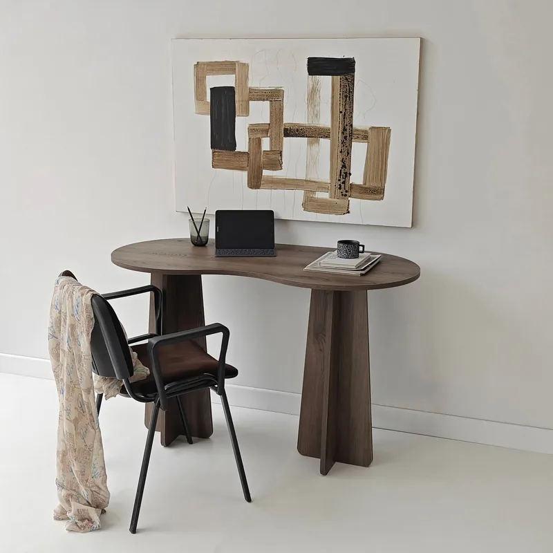 Soryn skrivebord 120 cm - Valnøtt - Møbler - Bord - Kontorbord - Skrivebord