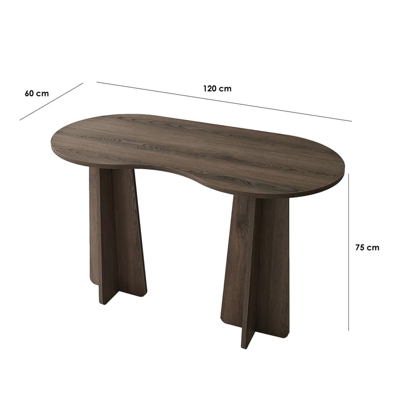 Soryn skrivebord 120 cm - Valnøtt - Møbler - Bord - Kontorbord - Skrivebord