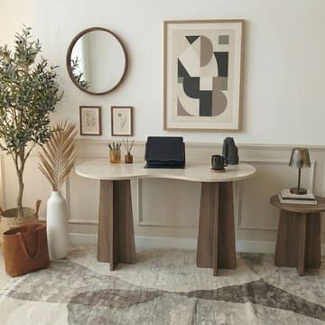 Soryn Skrivebord 120x75x60 cm - Travertine Walnut - Møbler - Bord - Kontorbord - Skrivebord