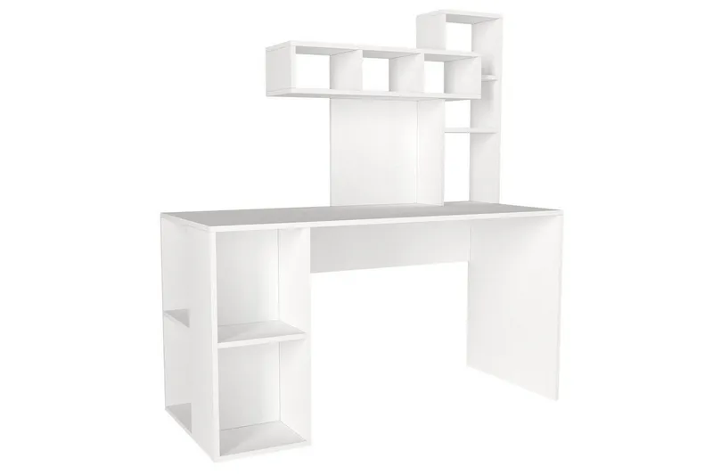 Studie skrivebord Korallhvit, Gull/Hvit