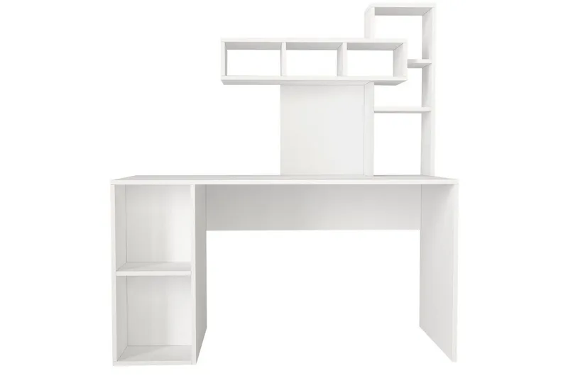 Studie skrivebord Korallhvit - Gull/Hvit - Møbler - Bord - Kontorbord - Skrivebord