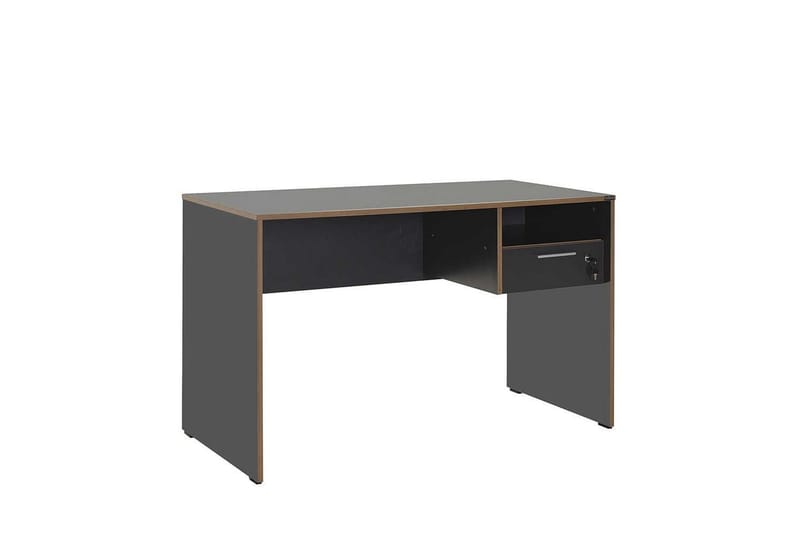 Studie skrivebord Matulca Antrasitt / Eik - Antrasitt / Eik - Møbler - Bord - Kontorbord - Skrivebord