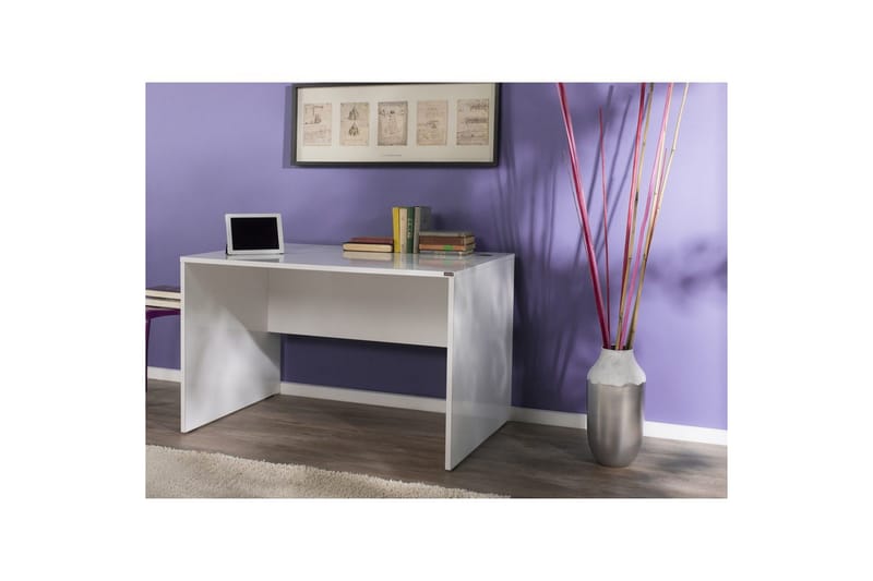 Studie skrivebord Matulca Hvit - Hvit - Møbler - Bord - Kontorbord - Skrivebord