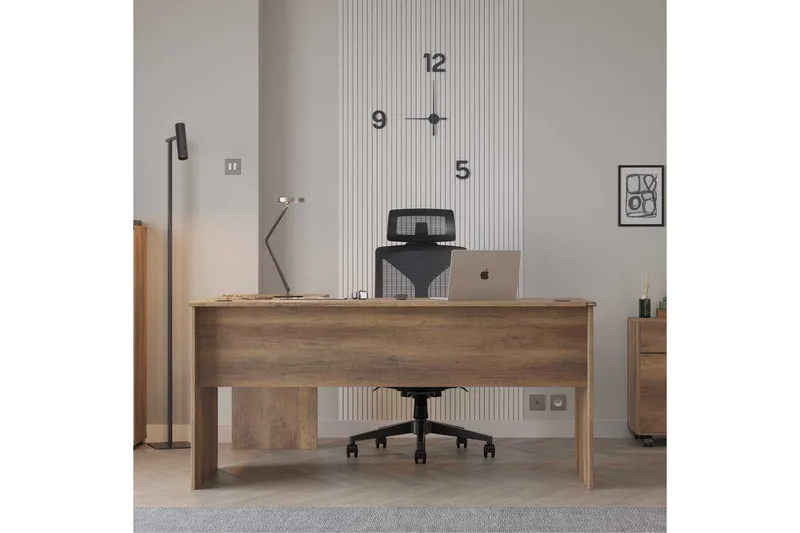 Studie skrivebord Quelanwich Valnøtt - Valnøtt - Møbler - Bord - Kontorbord - Skrivebord