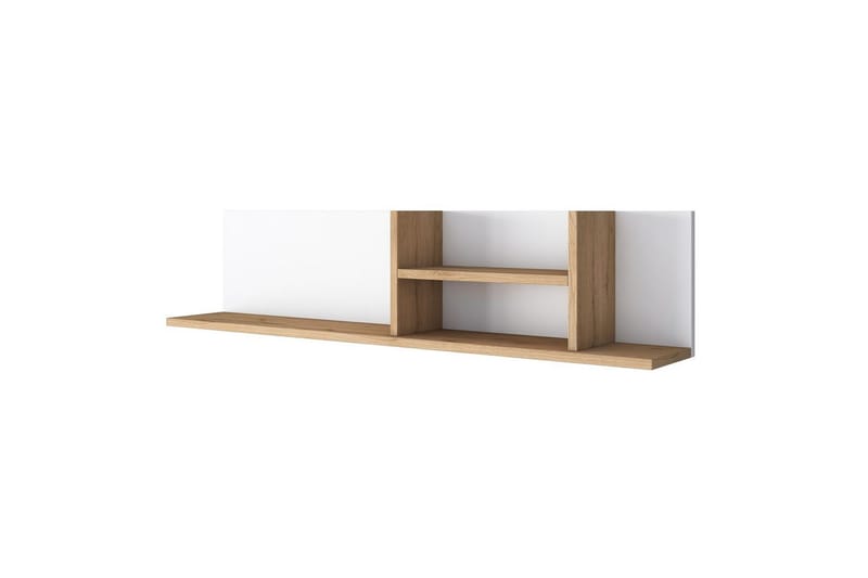 Studie skrivebord Traven Valnøtt / Hvit - Hvit - Møbler - Bord - Kontorbord - Skrivebord