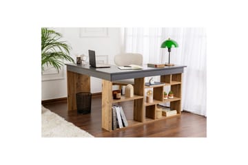 Studiebord Regar Antrasitt Atlantisk Furu - Antrasitt Atlantisk Furu - Møbler - Bord - Kontorbord - Skrivebord