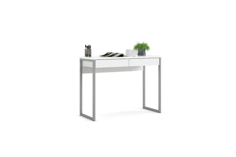 Taketo Skrivebord 40x101,6 cm - Hvit - Møbler - Bord - Kontorbord - Skrivebord