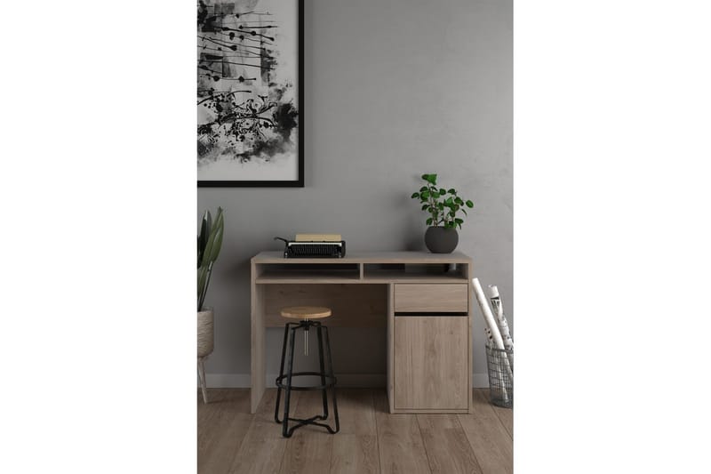 Taketo Skrivebord 48x110 cm - Brun - Møbler - Bord - Kontorbord - Skrivebord