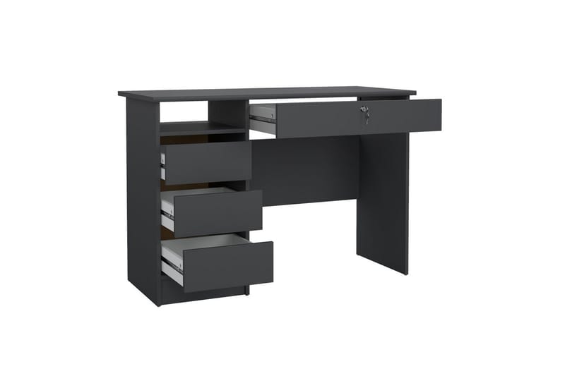 Taketo Skrivebord 49x109 cm - Mørk grå - Møbler - Bord - Kontorbord - Skrivebord