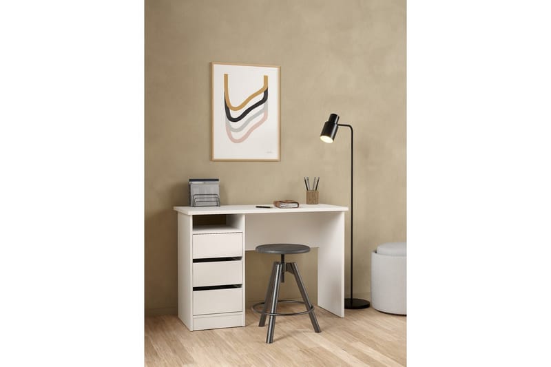 Taketo Skrivebord 49x110 cm - Hvit - Møbler - Bord - Kontorbord - Skrivebord