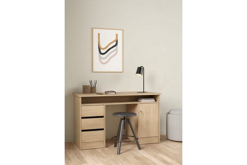 Taketo Skrivebord 55x126 cm - Natur - Møbler - Bord - Kontorbord - Skrivebord