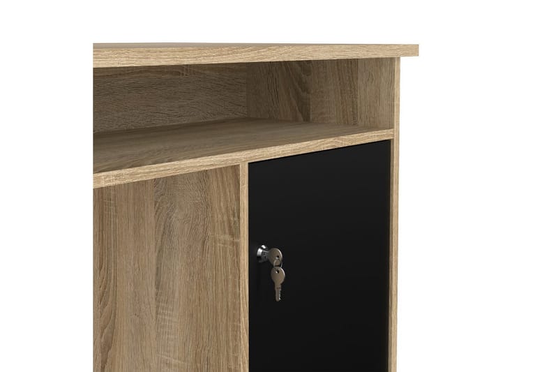 Taketo Skrivebord 55x126 cm - Natur/Svart - Møbler - Bord - Kontorbord - Skrivebord