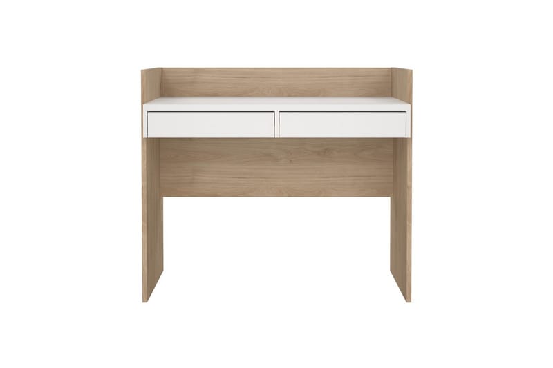 Taketo Skrivebord 56x102 cm - Hvit/Natur - Møbler - Bord - Kontorbord - Skrivebord