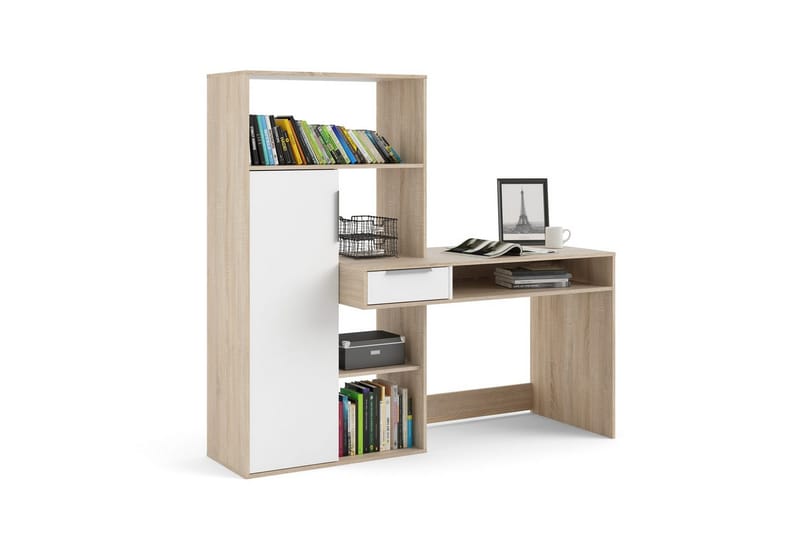 Taketo Skrivebord 60x163 cm - Hvit - Møbler - Bord - Kontorbord - Skrivebord