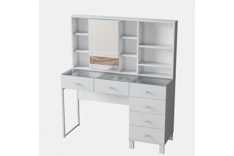 Talros Sminkebord 120 cm - Hvit - Møbler - Bord - Kontorbord - Skrivebord