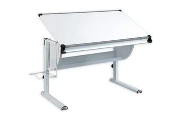 Gabrielius Skrivebord 118 cm - Hvit - Møbler - Bord - Kontorbord - Tegnebord