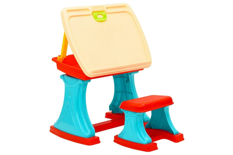 Opplæringsbord og staffeli for barn justerbart - Møbler - Bord - Kontorbord - Tegnebord