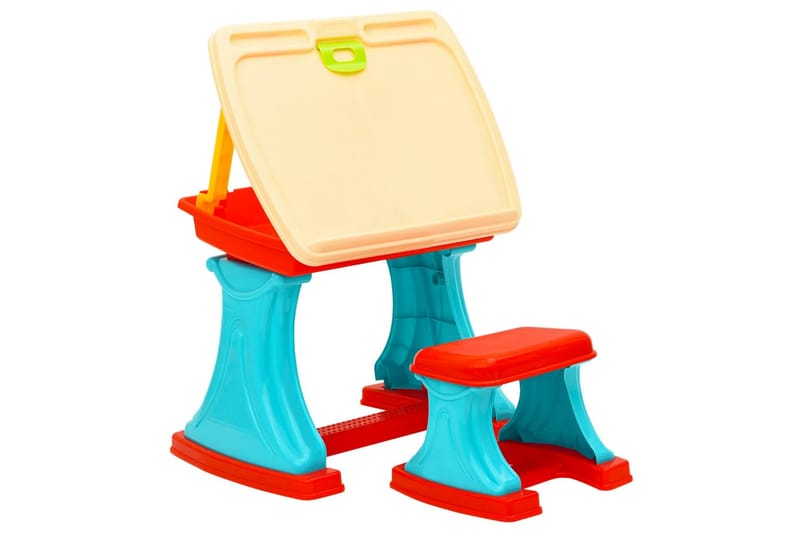 Opplæringsbord og staffeli for barn justerbart - Tegnebord