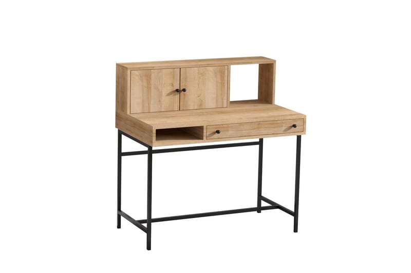 Teyric Skrivebord 60x100 cm, Eik/Sort