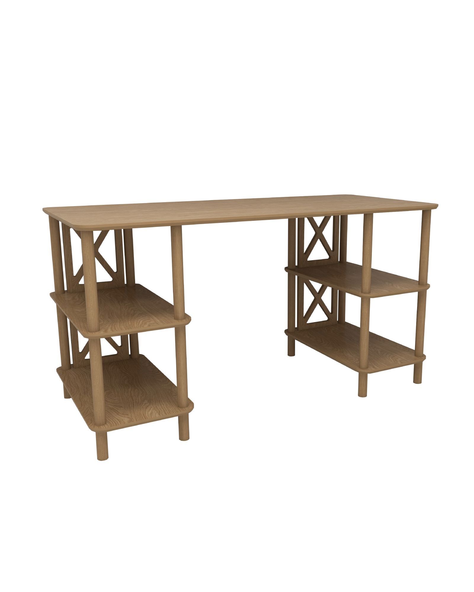 Ticoman Skrivebord 145 cm - Eik