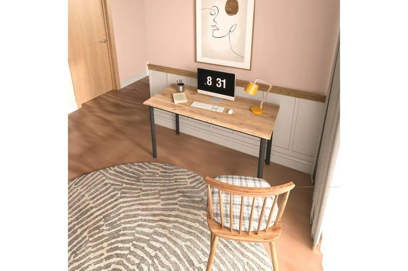 Viva Skrivebord 47x87 cm - Sort - Møbler - Bord - Kontorbord - Skrivebord