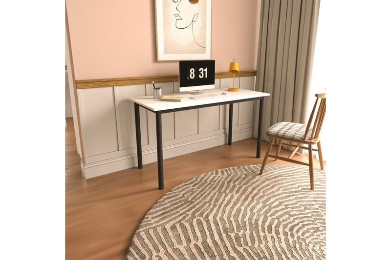 Viva Skrivebord 55x110 cm, Sort/Hvit