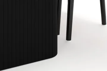 Kopparbo Matgruppe forlengelsesbart 200-260 cm med 8 Dastoori Spisestol - Svartbeiset eik - Møbler - Bord - Spisegrupper