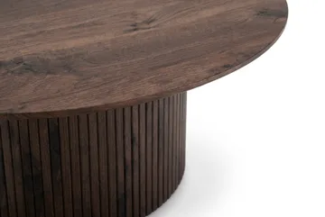 Kopparbo rundt sofabord 85 cm med tynn bordplate - Valnøtt - Møbler - Bord - Sofabord
