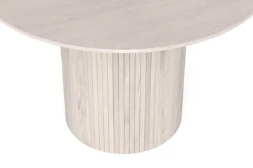 Kopparbo rundt spisebord 110 cm finér - Hvitlasert - Møbler - Bord - Spisebord & kjøkkenbord