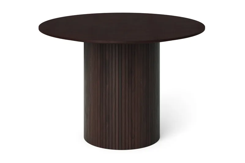 Kopparbo rundt spisebord 110 cm finér - Røkt eik - Møbler - Bord - Spisebord & kjøkkenbord