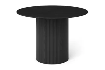 Kopparbo rundt spisebord 110 cm finér - Svartbeiset eik - Møbler - Bord - Spisebord & kjøkkenbord