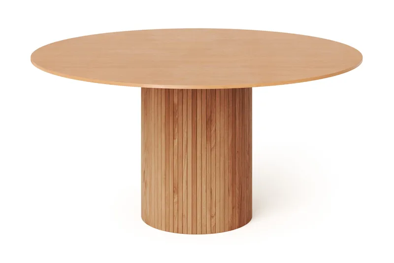 Kopparbo rundt spisebord 150 cm finér - Eik - Møbler - Bord - Spisebord & kjøkkenbord