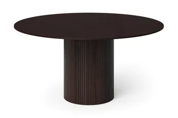 Kopparbo rundt spisebord 150 cm finér - Røkt eik - Møbler - Bord - Spisebord & kjøkkenbord
