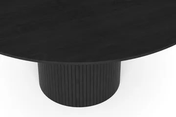 Kopparbo rundt spisebord 150 cm finér - Svartbeiset eik - Møbler - Bord - Spisebord & kjøkkenbord