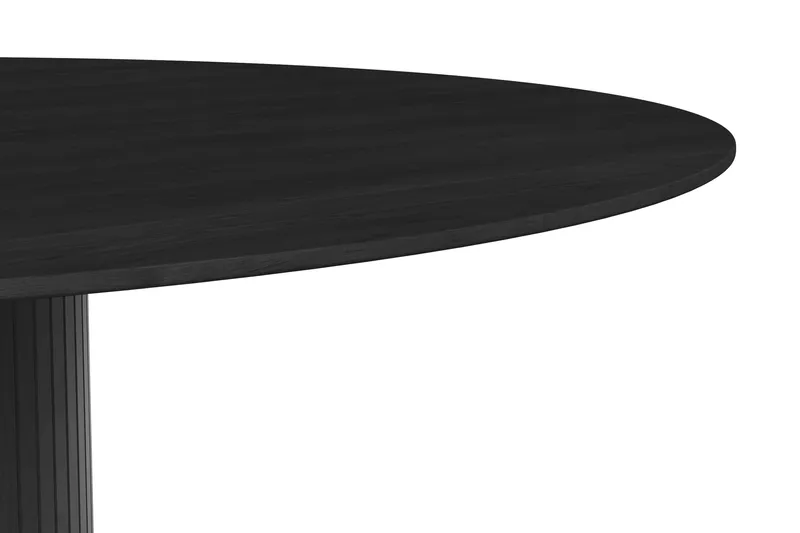Kopparbo rundt spisebord 180 cm finér - Svartbeiset eik - Møbler - Bord - Spisebord & kjøkkenbord