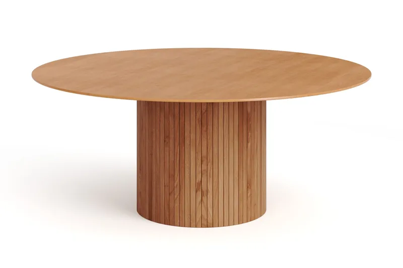 Kopparbo Rundt Spisebord 180 cm Finer, Eik