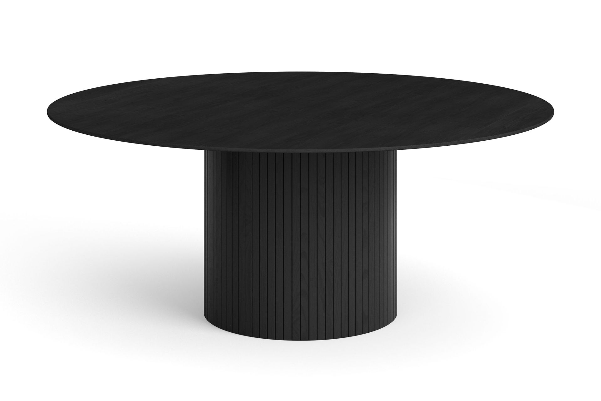 Kopparbo Rundt Spisebord 180 cm Finer - Svartlasert eik
