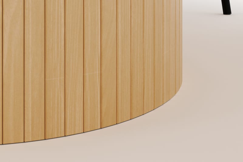 Kopparbo Rundt Spisebord 180 cm med 6 Berit Stoler - Hvitlasert - Møbler - Bord - Spisegrupper