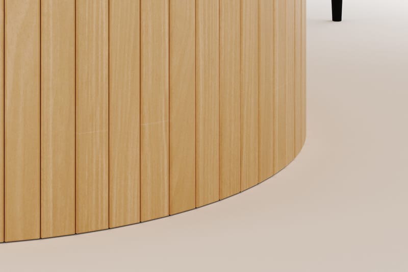 Kopparbo Rundt Spisebord 180 cm med 6 Sawako Stoler - Hvitlasert - Møbler - Bord - Spisegrupper