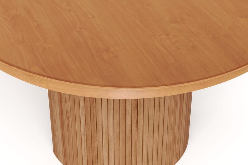 Kopparbo rundt uttrekkbart spisebord 120–220 cm finér - Eik - Møbler - Bord - Spisebord & kjøkkenbord