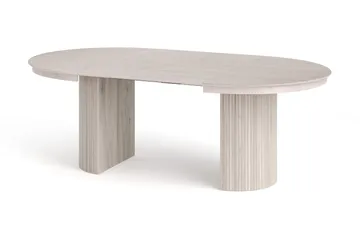 Kopparbo rundt uttrekkbart spisebord 120–220 cm finér
