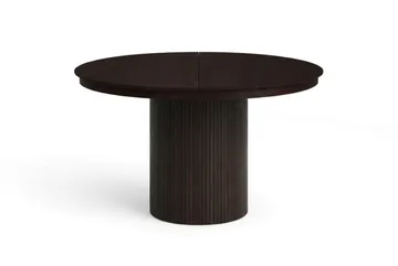 Kopparbo rundt uttrekkbart spisebord 120–220 cm finér - Røkt eik - Møbler - Bord - Spisebord & kjøkkenbord