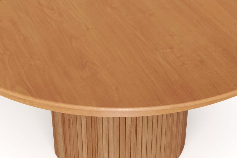 Kopparbo rundt uttrekkbart spisebord 140–240 cm finér - Eik - Møbler - Bord - Spisebord & kjøkkenbord