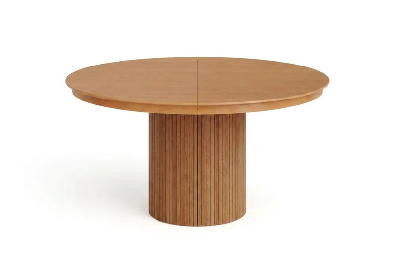 Kopparbo rundt uttrekkbart spisebord 140–240 cm finér - Eik - Møbler - Bord - Spisebord & kjøkkenbord