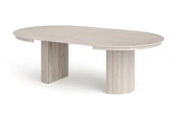 Kopparbo rundt uttrekkbart spisebord 140–240 cm finér