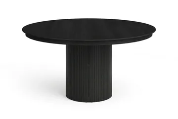 Kopparbo rundt uttrekkbart spisebord 140–240 cm finér - Svartbeiset eik - Møbler - Bord - Spisebord & kjøkkenbord