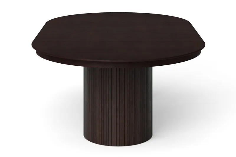 Kopparbo rundt uttrekkbart spisebord 140–240 cm finér - Møbler - Bord - Spisebord & kjøkkenbord